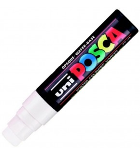 Uni-Ball Poster Markörü Posca 15.0 Su Bazli Beyaz Pc-17K
