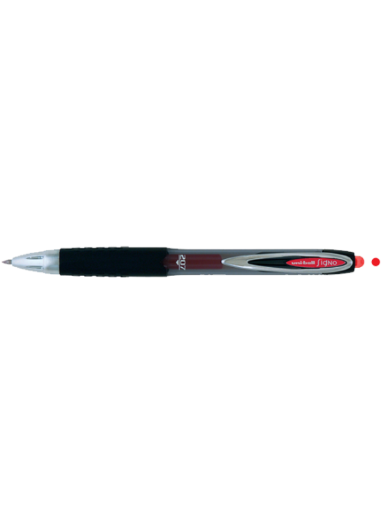 Uni-Ball Roller Kalem Signo 207 Jel Bilye Uç Mekanik 0.7 MM Kırmızı UMN-207 (1 Adet)