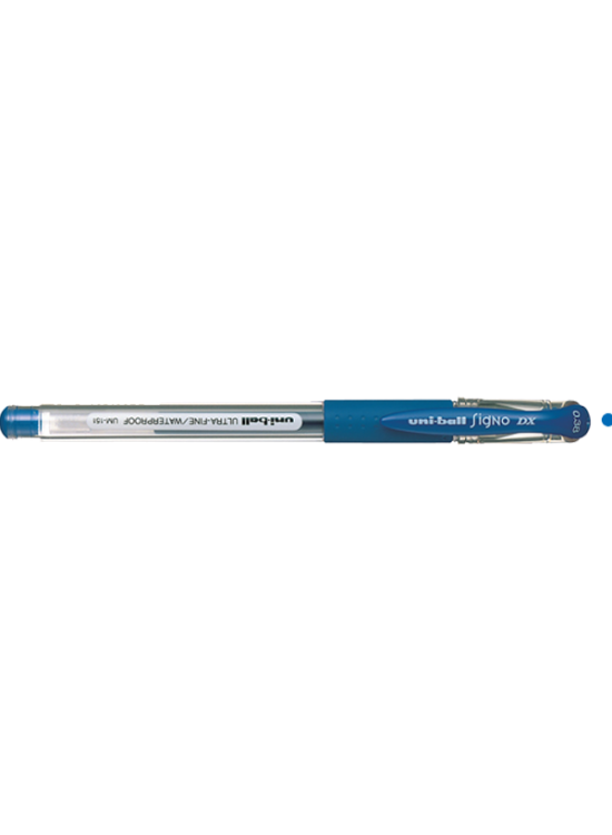 Uni-Ball Roller Kalem Signo Dx Jel Bilye Uç 0.38 MM Mavi UM-151 (1 Adet)