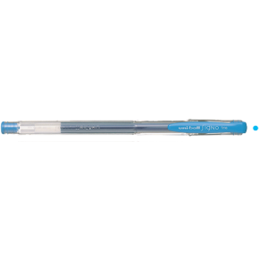 Uni-Ball Roller Kalem Signo Fine Jel Bilye Uç 0.7 MM Açık Mavi UM-100 (1 Adet)
