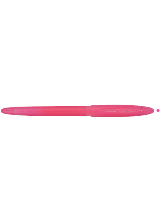 Uni-Ball Roller Kalem Signo Gelstick Jel Bilye Uç 0.7 MM Fosforlu Pembe UM-170 (1 Adet)