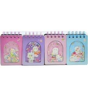 Unick Color Not Defteri Spiralli Boncuklu Kedi 6717 (1 Adet)