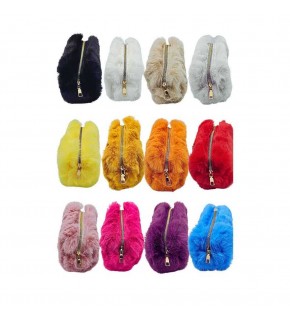 Unicus Kalem Kutu Tavşan Tüyü Peluş Xl UNCS-909 (1 Adet)