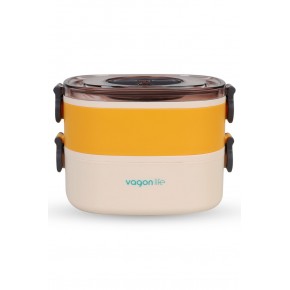 Vagon Life Beslenme Kutusu Lunch Box 1200 ML 3 Bölmeli Paslanmaz Çelik Bl50251-2