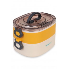Vagon Life Beslenme Kutusu Lunch Box 1200 ML 3 Bölmeli Paslanmaz Çelik Bl50251-2