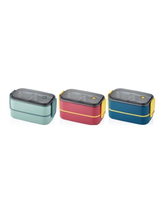 Vagonlife Beslenme Kutusu Lunch Box Paslanmaz Çelik 1400 ML BL50002-2