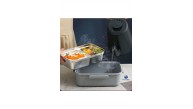Vagonlife Beslenme Kutusu Lunch Box Paslanmaz Çelik 2 Bölmeli 900 ML Xc-588