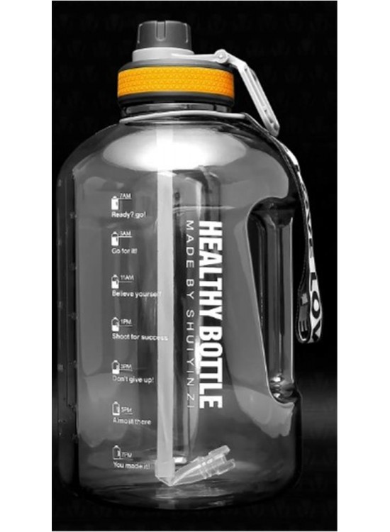 Valletta VLT1260 2.5lt Winta Motivasyonlu Sporcu Su Matarası Siyah Çantalı Valletta VLT1260 2.5lt Winta Motivasyonlu Sporcu Su Matarası Siyah Çantalı