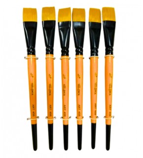 Van Dyck Sentetik Kısa Sap Sarı Fırça VD458 3/4