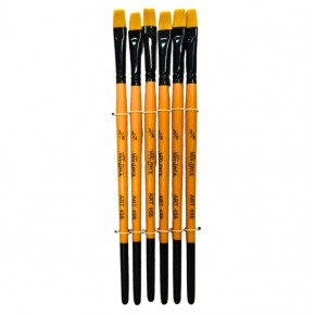 Van Dyck Sentetik Kısa Sap Sarı Fırça VD458 3/8