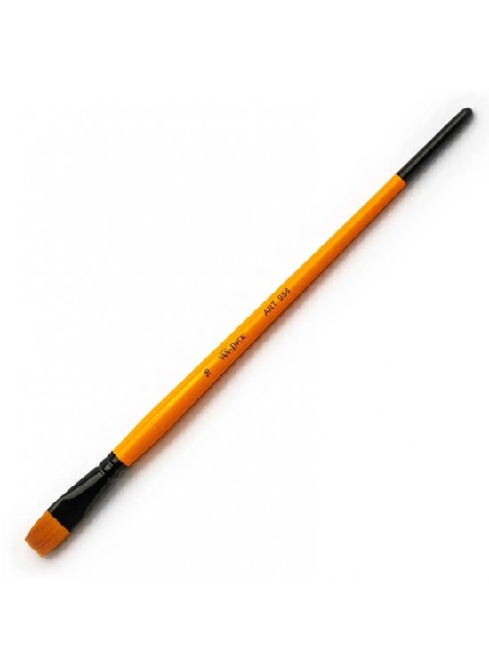 Van Dyck Sentetik Uzun Sap Sarı Fırça VD958/18