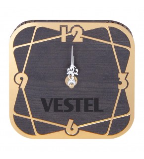 VARDA123 AHŞAP MASAÜSTÜ SAAT (145X145 MM)