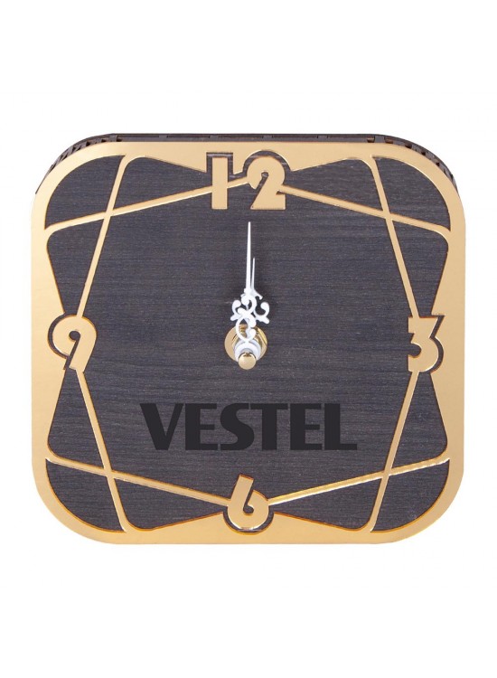 VARDA123 AHŞAP MASAÜSTÜ SAAT (145X145 MM)