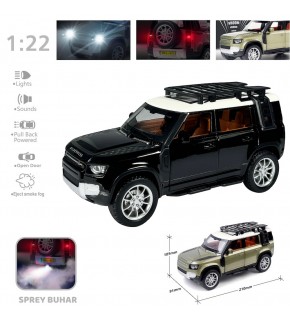 Vardem Oyuncak Çek Bırak 1:22 Sesli Ve Işıklı Buharlı Df Jeep VRD-HCL-510A (1 Adet)