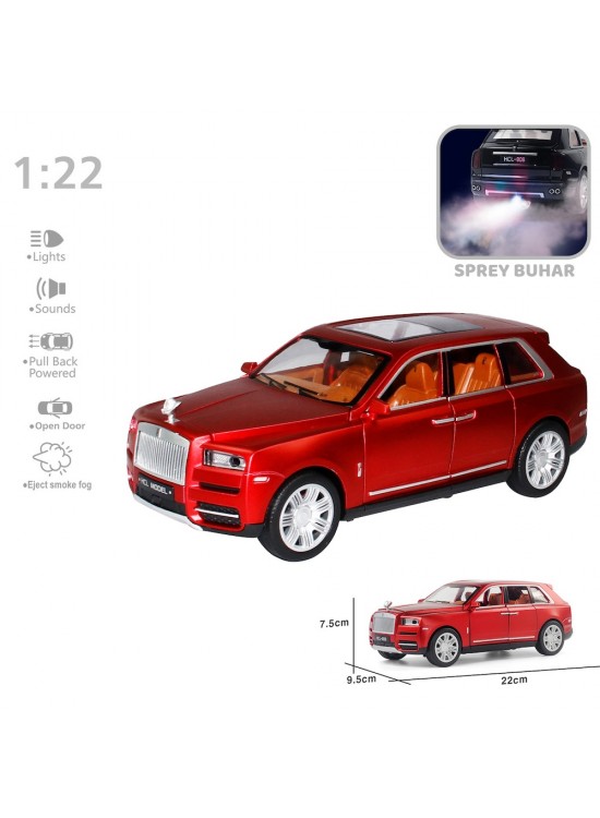 Vardem Oyuncak Çek Bırak 1:22 Sesli Ve Işıklı Buharlı Rr Lüx Jeep VRD-HCL-506A (1 Adet)