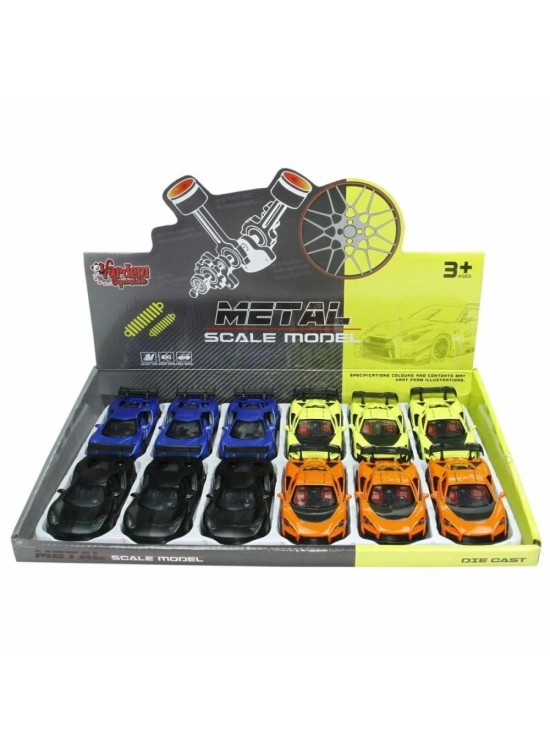 Vardem Oyuncak Çek Bırak 1:36 Metal Spor Araba KM-36121C (1 Adet)