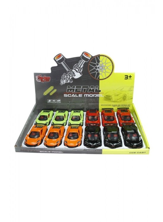 Vardem Oyuncak Çek Bırak 1:36 Metal Spor Araba KM-3661C (1 Adet)