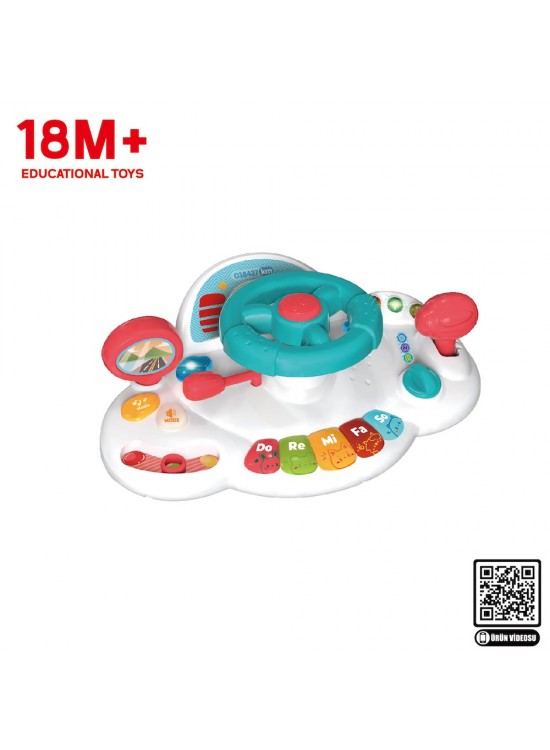 Vardem Oyuncak Eğitici Işıklı Müzikli Bebek Direksiyonu VRD-RT667