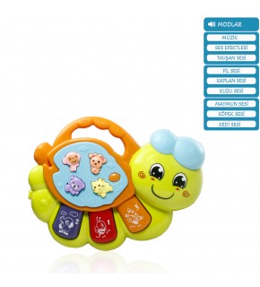 Vardem Oyuncak Işıklı Ve Müzikli Solucan Bebek VRD-JLG-855-68A