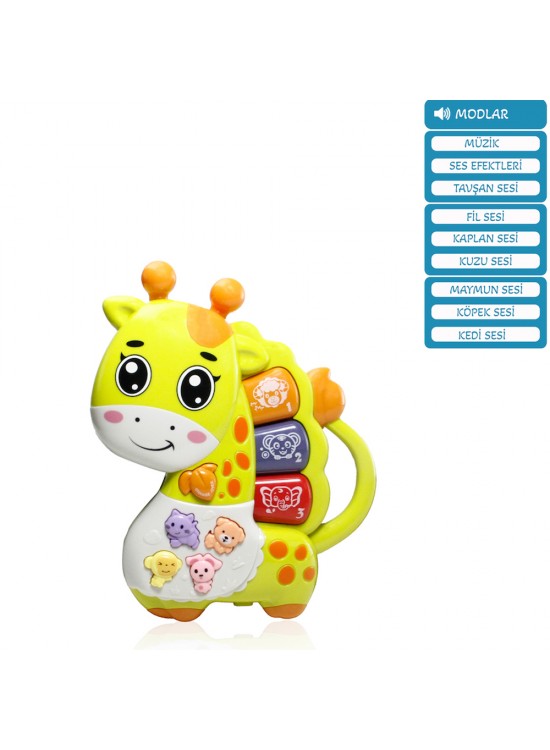 Vardem Oyuncak Işıklı Ve Müzikli Zürafa Bebek VRD-JLG-855-69A Vardem Oyuncak Işıklı Ve Müzikli Zürafa Bebek VRD-JLG-855-69A