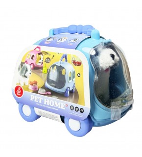 Vardem Oyuncak Taşıma Çantalı Sesli Hareketli Köpek Ve Arabalı Köpek Evi VRD-JND-6802