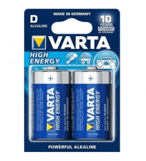 Varta Alkalin Büyük Boy Pil (D) High Energy 2 Lİ