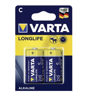 Varta Alkalin Orta Boy Pil C Longlife Extra 2 Lİ