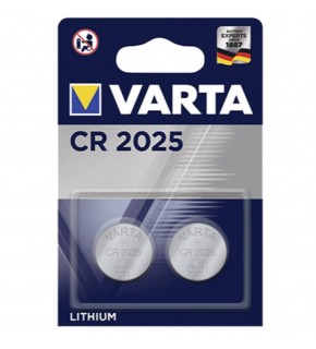 Varta Lityum Düğme Pil 3 V 2 Li Blister CR 2025