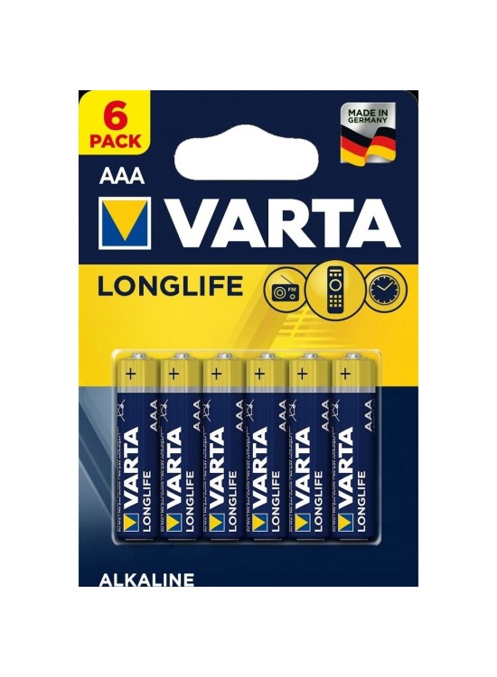 Varta Longlife 6 LI İnce AAA Varta Longlife 6 LI İnce AAA
