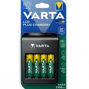 Varta Pil Şarj Aleti Şarjlı Lcd Plug Charger+ 57687