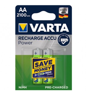 Varta Şarjlı Kalem Pil (AA) 2100 MAH 1.2 V 2 Lİ