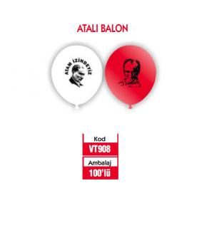 Vatan Balon Atam İzindeyiz 100 LÜ VT908