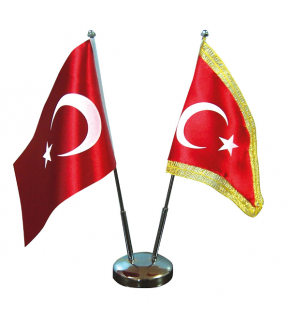 Vatan Bayrak Direği Çiftli Nikel VT302 (1 Çift)