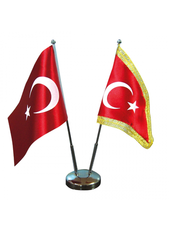 Vatan Bayrak Direği Çiftli Nikel VT302 (1 Çift) Vatan Bayrak Direği Çiftli Nikel VT302 (1 Çift)