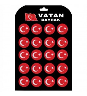 Vatan Çanta Rozeti Vt653 (1 Adet)