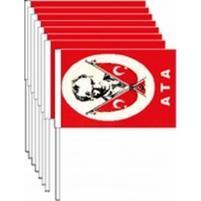 Vatan Kağıt Bayrak Atalı Çıtalı 80 Lİ VT802