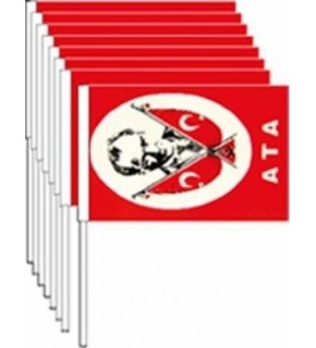 Vatan Kağıt Bayrak Atalı Çıtalı 80 Lİ VT802