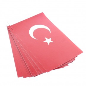 Vatan Kağıt Bayrak Atalı İpli 50 Lİ Büyük VT810