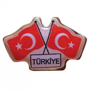Vatan Rozet İkili Bayraklı Türkiye VT628 (1 Adet)