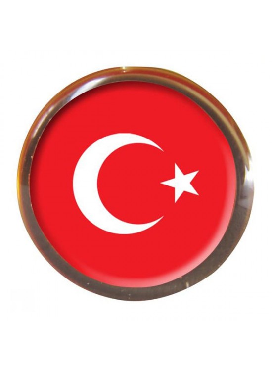 Vatan Rozet Türk Bayraklı Yuvarlak VT601 (1 Adet) Vatan Rozet Türk Bayraklı Yuvarlak VT601 (1 Adet)