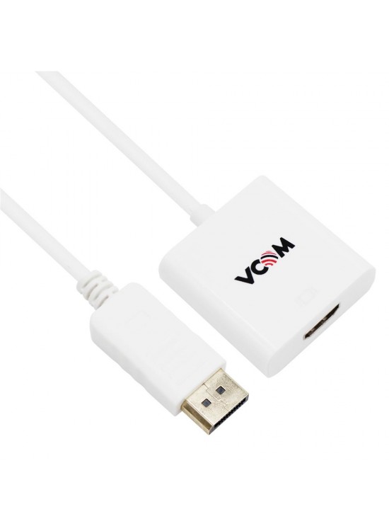 Vcom CG601-0.15 Beyaz Display Port Erkek To Hdmi Dişi Dönüştürücü Vcom CG601-0.15 Beyaz Display Port Erkek To Hdmi Dişi Dönüştürücü