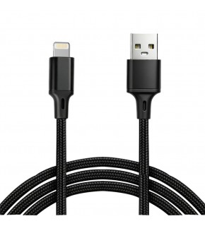 Vcom CU253 Lightning to USB 3m 10W (5V-2A) Örgülü Şarj Kablosu
