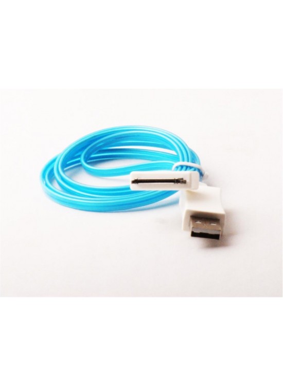 Vcom CU272FS Iphone 4 1mt Ledli Kablo Mavi