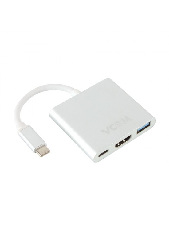 Vcom CU427M Type-C-M To Hdmi-F Usb 3.0-F Type-C-F Çevirici