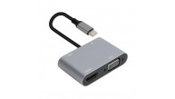 Vcom CU4511 Type-C To Hdmi+Vga+Usb 3+3.5mm Aux+ Type-C Çevirici