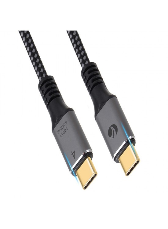 Vcom CU541M-1.2 Type-C USB4 40Gbps Data 240W 1.2m Şarj Kablosu