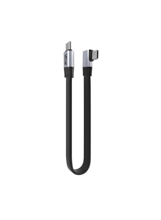 Vcom CU582RA-2.0 Type-C USB4 V2 90 Derece Düz 2.0m Şarj Kablosu Vcom CU582RA-2.0 Type-C USB4 V2 90 Derece Düz 2.0m Şarj Kablosu