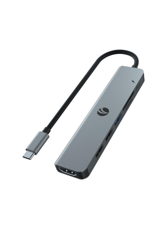 Vcom CUE18 Type-C To Hdmi(4K@30Hz)+Usb3.0+Usb-A2.0+SD2.0+TF2.0+Pd 3.0 100W Çoklayıcı Vcom CUE18 Type-C To Hdmi(4K@30Hz)+Usb3.0+Usb-A2.0+SD2.0+TF2.0+Pd 3.0 100W Çoklayıcı