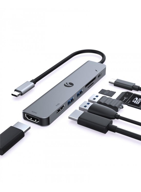 Vcom CUE39 Type-C To Hdmi(4K@60Hz)+Hdmi(1080P@60Hz)+Usb3.0+SD2.0+TF2.0+Pd 3.0 100W Çoklayıcı Vcom CUE39 Type-C To Hdmi(4K@60Hz)+Hdmi(1080P@60Hz)+Usb3.0+SD2.0+TF2.0+Pd 3.0 100W Çoklayıcı
