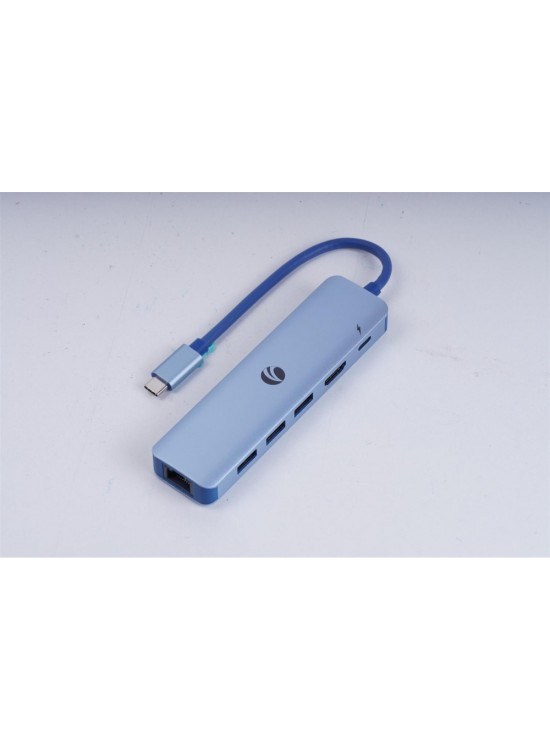 Vcom CUE55 Mavi Type-C To Hdmi(4K@30Hz)+Gigabit LAN+Usb3.0+Pd 3.0 100W Çoklayıcı Vcom CUE55 Mavi Type-C To Hdmi(4K@30Hz)+Gigabit LAN+Usb3.0+Pd 3.0 100W Çoklayıcı